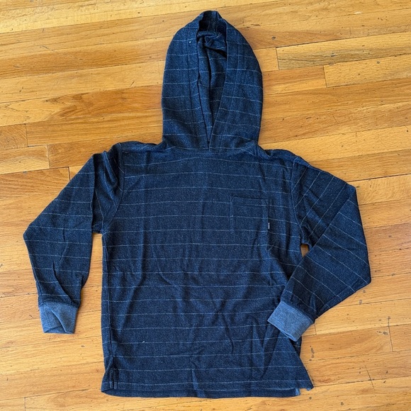 Billabong Charcoal Striped Pullover - Picture 1 of 4